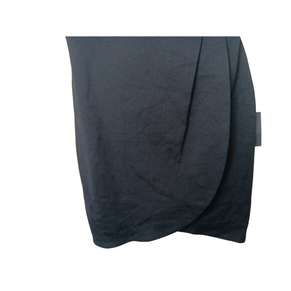 New Lulus Black Mini Dress Size M Party Bodycon Spaghetti Strap USA Made - Picture 4 of 14